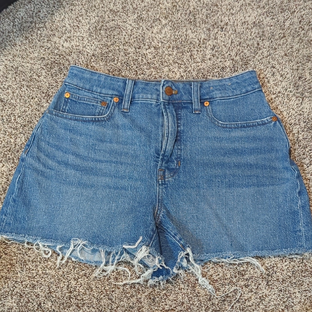 EUC Curvy Perfect Vintage Madewell Denim Blue Shorts